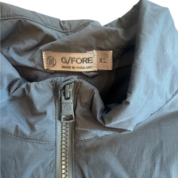 G/FORE Men's Wind Cheater Vest Size X Large Black Waterproof Golf Slim Fit G4 - Picture 3 of 6